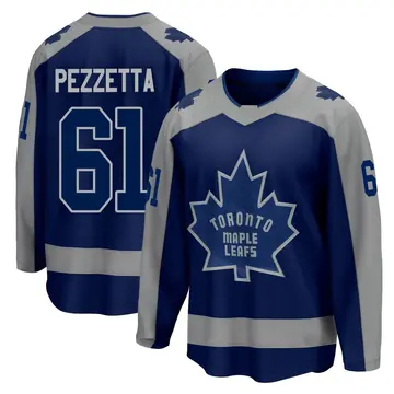Men's Michael Pezzetta Toronto Maple Leafs ＃61 Breakaway Royal 2020/21 Special Edition Jersey