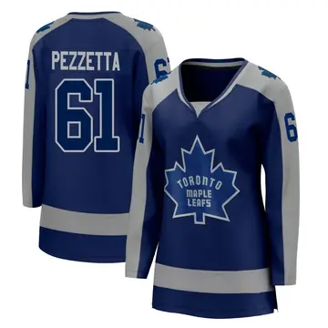 Women's Michael Pezzetta Toronto Maple Leafs ＃61 Breakaway Royal 2020/21 Special Edition Jersey