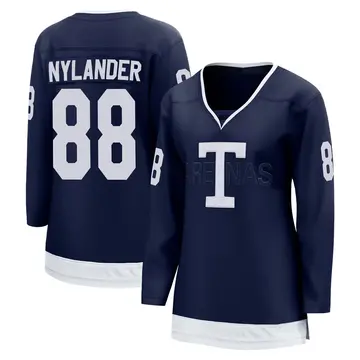 Women's William Nylander Toronto Maple Leafs ＃88 Breakaway Navy 2022 Heritage Classic Jersey