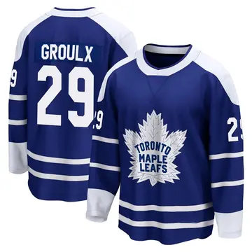 Youth Bo Groulx Toronto Maple Leafs ＃29 Breakaway Royal Special Edition 2.0 Jersey