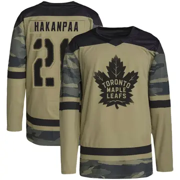 Youth Jani Hakanpaa Toronto Maple Leafs ＃28 Authentic Camo Military Appreciation Practice Jersey