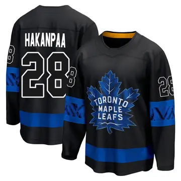 Youth Jani Hakanpaa Toronto Maple Leafs ＃28 Breakaway Black Alternate Premier Jersey
