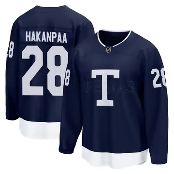 Youth Jani Hakanpaa Toronto Maple Leafs ＃28 Breakaway Navy 2022 Heritage Classic Jersey
