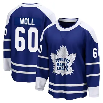 Youth Joseph Woll Toronto Maple Leafs ＃60 Breakaway Royal Special Edition 2.0 Jersey