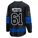 Youth Michael Pezzetta Toronto Maple Leafs ＃61 Breakaway Black Alternate Premier Jersey
