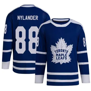 Youth William Nylander Toronto Maple Leafs ＃88 Authentic Royal Reverse Retro 2.0 Jersey